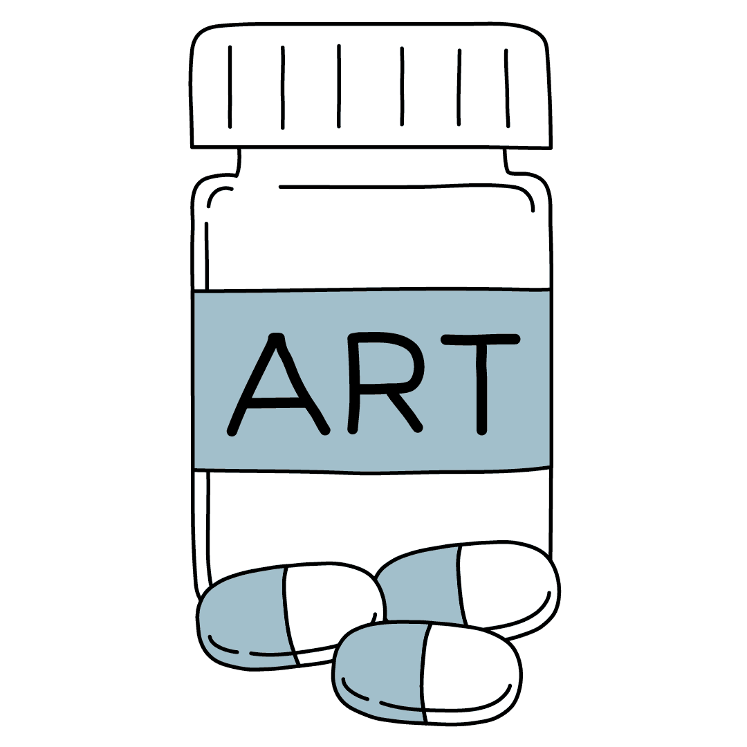 ART pill bottle.