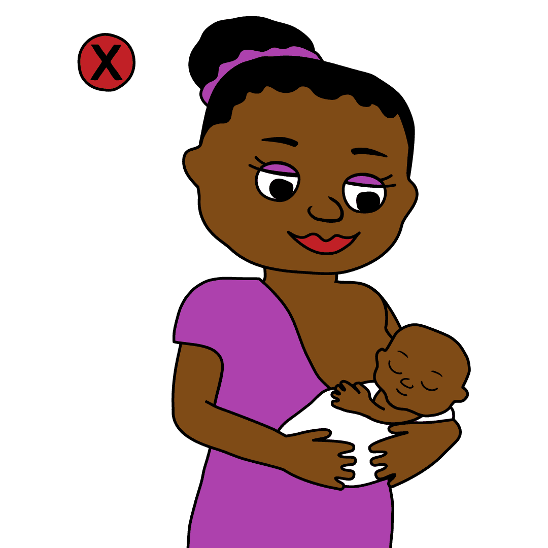 Breastfeeding With Cross 